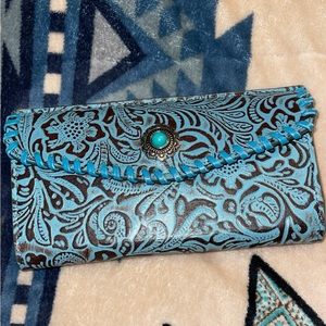Turquoise Myra Wallet